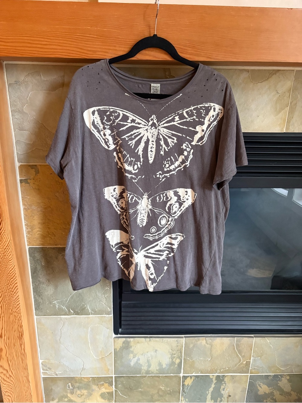 Magnolia Pearl Butterfly Totem tee